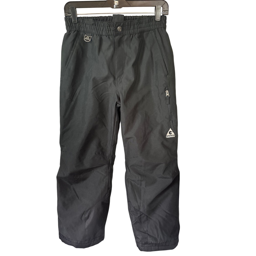 Gerry Snow Pants Youth L 14/16 Black Insulated Ski Snowboard Pants